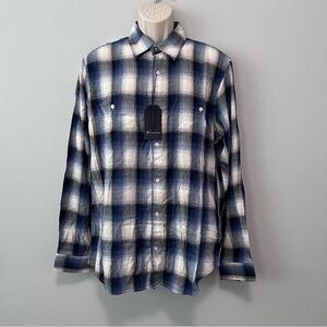 Ben Sherman Long Sleeve Button Down Shirt Size L NWT!